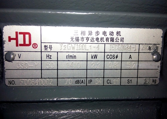 Small 3 Phase 4 Pole Low Voltage Electric Motor, IP54 / IP55 high temperature resistant H100 cast iron frame